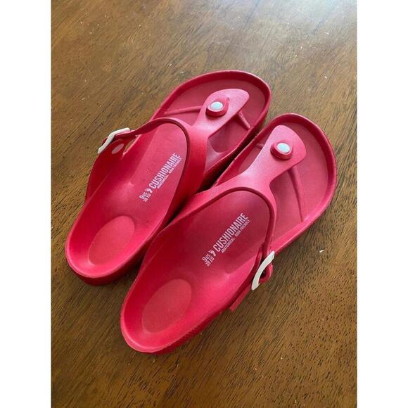 cushionaire sandals red - Picture 4 of 6